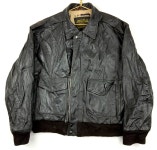 Vintage Us Army Type A-2 Full Zip Leather Flyers Bomber Jacket - Etsy