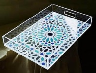 Acrylic Tray W/ Interchangeable Insert - Etsy