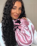 FOR THICK HAIR Vegan Silk Bonnet: Adjustable, Reversible & Double-lined Turban Sleep Cap for Curly Hair Night Hair Care Hair Wrap... 