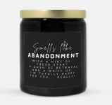 Smells Like Abandonment Candle, Moving Away Gift, Coworker Leaving Candle, Goodbye Gift for Coworker, Gift for Friend, Funny... 