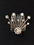 A0038/   1950s rhinestone decorative hair comb | Etsy