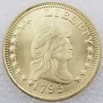Stunning Super Rare 1795 US Liberty Cap Small Eagle Golden - Etsy