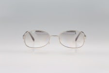 Hugo Boss 11831 LG, Vintage 2000s Tinted Mirrored Lenses Silver Futuristic Small Oval Sunglasses Men & Women NOS - Etsy