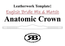 Mix & Match Pattern: Anatomic English Bridle Crown - Etsy