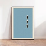 Truman Show Inspired Poster | Mid Century Modern Poster | Minimalist Poster | Retro Art Print | Wall Art | Minimalist Home Decor... 