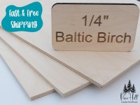 1/4 6mm 11 7/8 X 19 1/8 Baltic Birch Premium - Etsy