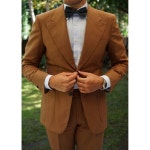 Men Suit Mustard 2 Piece Slim Fit Elegant Formal Fashion Suits - Etsy