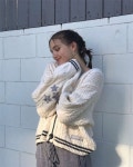 Star Embroidered Knit Botton up Folklore Cardigan Embroidered - Etsy