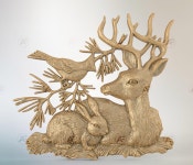 3d Forest Animal-relief Model 3d Stl Drawing Files Dor Cnc - Etsy 3d Forest Animal-relief Model  3d Stl Drawing Files Dor Cnc - Etsy