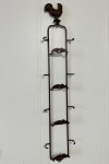 Wall Plate Holder 4 Plate vertical Rooster Small Plate - Etsy