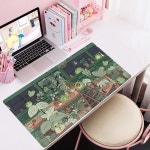 Cute Frog Mouse Pad Desk Pad Kawaii Green Desk Decor Mat - Etsy