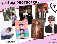 Bts Kim Seokjin Photocards PC, Digital Download, Kpop Photocards, Jin PC Set Bts Jin Photocards, Kpop Photocard Binder Fillers - Etsy