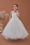 NEW White Girl Dressgirl Ball Gownivory Flower Girl - Etsy