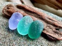 Настоящее морское стекло A0578 - Etsy