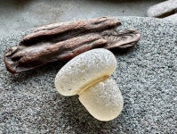 Genuine Sea Glass Stopper A1423 - Etsy