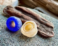 Настоящее морское стекло A0207 - Etsy