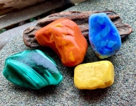 Натуральное молочное морское стекло A0024 - Etsy