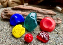 Genuine Milk Sea Glass A0969 - Etsy
