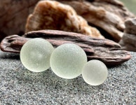 Genuine Sea Glass Marble A0783 - Etsy