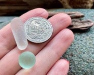 Sea Glass Marbles and Sticks A0599 - Etsy