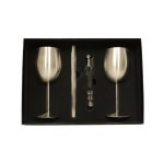 Wine Goblets in Presentation Box With Cooler and Pourer - Etsy
