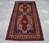 3.6X6.5 Ft Vintage Rug Turkoman Hand Knotted Oriental Rug - Etsy