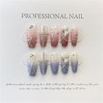 Chrome Hearts Style Black Abstract Nails Nana Nails Press - Etsy Chrome Hearts Style Black Abstract Nails  Nana Nails  Press - Etsy