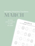 MARCH EASTER EGG Monthly Piano Practice Tracker Pdf Digital Download Easter Eggs Theme - Etsy