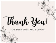 Thank You Wedding PC Pink&white - Etsy Thank You Wedding PC  Pink&white - Etsy