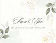 Thank You Wedding PC Green&gold - Etsy Thank You Wedding PC  Green&gold - Etsy