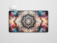 Kaleidoscopic Artisan Desk Mat Luminous Kaleidoscope Canvas - Etsy