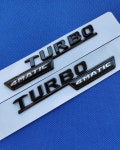 2 4matic Turbo Logo 140mm Mercedes Emblem Glossy Black - Etsy