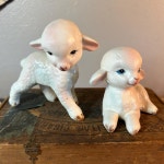 Sweet Vintage Lefton Nativity Easter Lamb Figurines Ceramic Made in Japan 1950’s Sheep Decor H4546 - Etsy