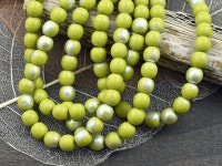 Czech Glass Beads - Round Beads - 6mm Beads - Druk Beads - 6mm - 30pcs - (693) - Etsy