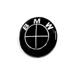 Set of 2 82MM BMW Black Emblem Hood Badge 2 Pins - Etsy