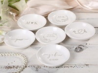 Custom Ring Dish for Couple, Personalized Wedding Gift, Engagement Gift for Bride, Bridal Shower Gift, Anniversary Gift for Her... 