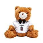 Social Battery Low Teddy Bear With T-shirt - Etsy