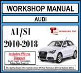 Workshop Manual audi A1/S1 2010-2018 - Etsy