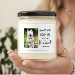 Personalized Smells Like Mom and Dad Are Getting Married Custom Pet Candle She Said Yes Candle Wedding Favors Engagement Candle... 