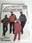 1994 Unisex Jacket, Top, Pants & Headband 3840 Chest/bust Mccalls 7409 Vintage Sewing Pattern - Etsy