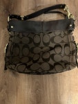 Coach Handbag Zoe Signature Brown Jaquard Hobo Large Shoulder Purse G0893 12674 EUC - Etsy