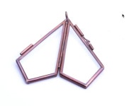 Our Glass Lockets Pendants Frame Pendant Antique Gold - Etsy