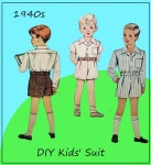 Mccall 6671 Adorable 1946 Boys Suits Cute Vintage RARE - Etsy