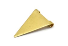 Brass Triangle Charm, 50 Raw Brass Triangle Charms With 2 Holes (17x25mm) Brs 3998 A0407 - Etsy