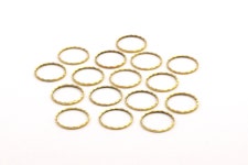 Circle Cutting Connector, 100 Cutting Raw Brass Circles 12mm A0583 - Etsy