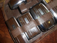 Vintage Grooming Set Vanity Case Leather Men - Etsy