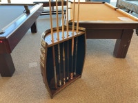 Wine Barrel Pool Cue Rack - Etsy