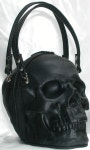 Leather Skull Purse Clutch in Black - Etsy