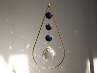 Prisma Hanging 33 With Lapis Discs - Etsy