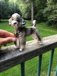 Vintage Brown Lefton Poodle Porcelain Japan H6659 - Etsy